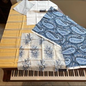 ✖️SOLD RALPH LAUREN Lot of 6 Remnants Blue Yellow